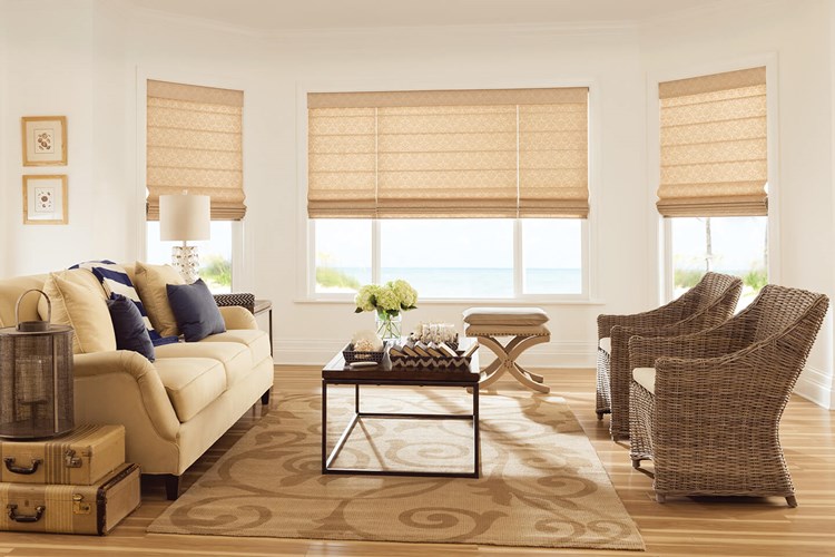 Custom Classic Roman Shades Bali Blinds And Shades